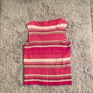 Tank style Pink Striped Top
